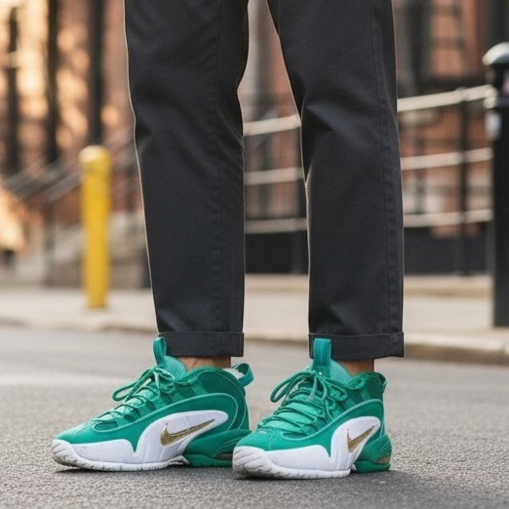 Nike Air Max Penny 1 Men Size‎ 9.5 Stadium Green White FQ8827-324 Basketball